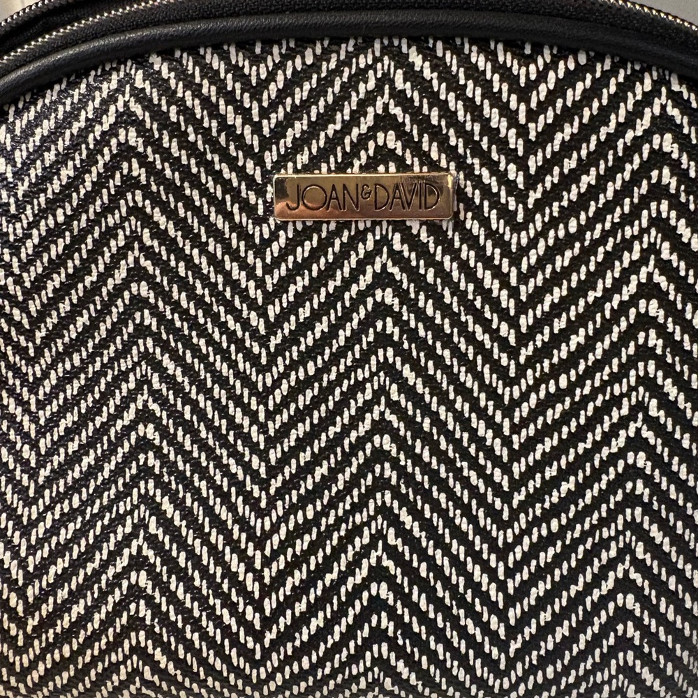 $5 with bundle - Joan & David Black and White Toiletry or Cosmetic Bag